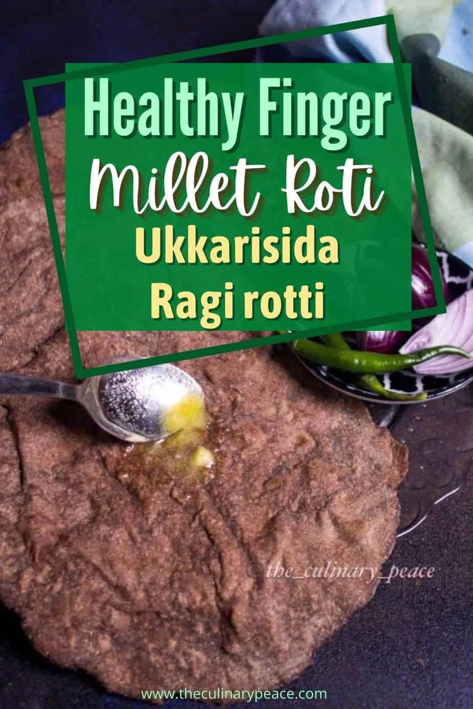 Soft Ragi Rotti | Ukkarisida Ragi Rotti with Stepwise Pictures