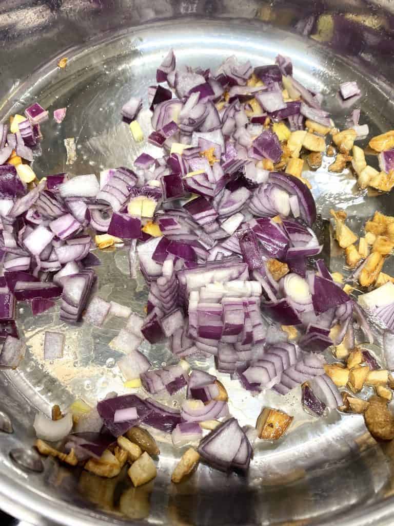 Dum Aloo is a spicy, creamy Indian curry made with baby potatoes