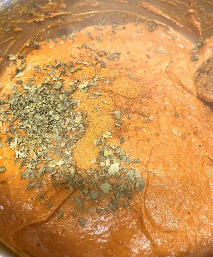 Dum Aloo is a spicy, creamy Indian curry made with baby potatoes