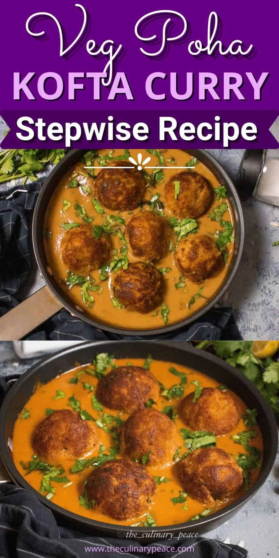 Veg Poha Kofta Curry (Non-fried)