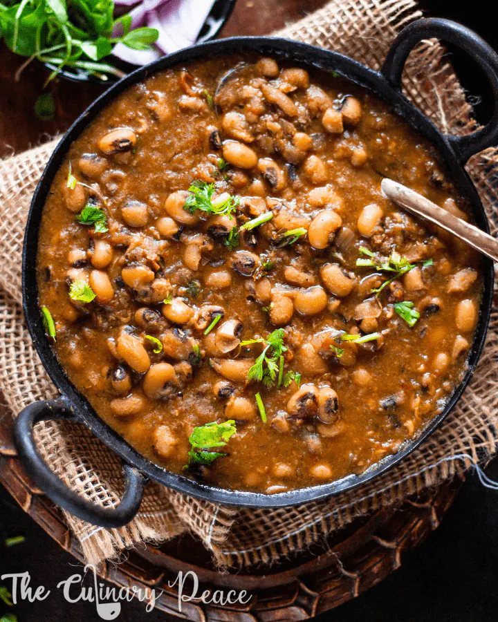 Black Eyed Peas Masala
